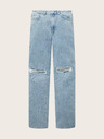 Tom Tailor Denim Svetlomodre ženske kavbojke širokega kroja Tom Tailor Denim
