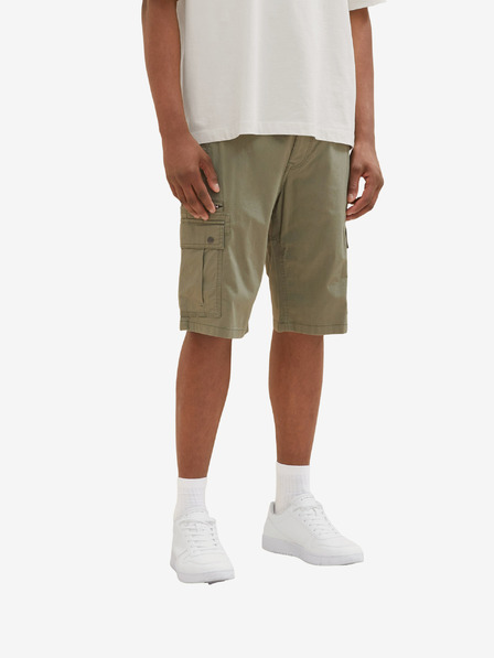 Tom Tailor Kaki moške kratke hlače z žepi Tom Tailor