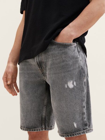 Tom Tailor Denim Sive moške kratke hlače iz džinsa Tom Tailor Denim