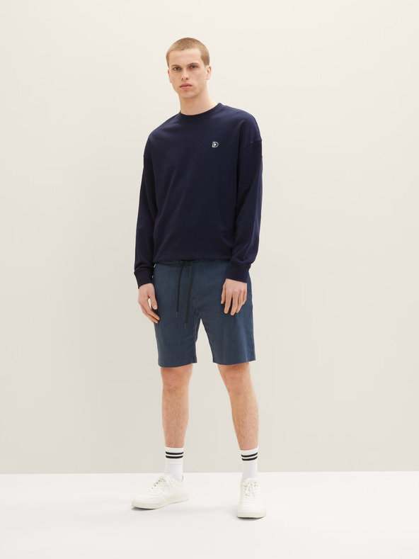 Tom Tailor Denim Temno modre moške kratke hlače iz džinsa Tom Tailor