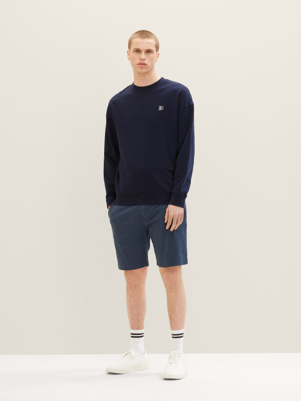 Tom Tailor Denim Temno modre moške kratke hlače iz džinsa Tom Tailor