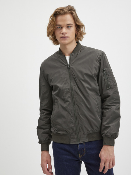 ONLY & SONS Temnozelene moške bomber hlače ONLY & SONS Joshua