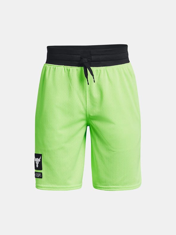 Under Armour Deške kratke hlače Under Armour UA Project Rock Knit Shorts-GRN