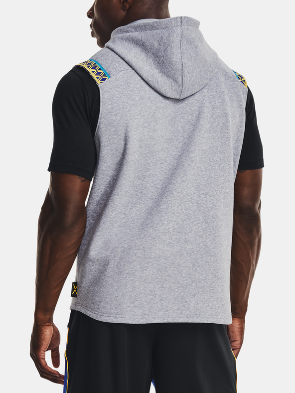Under Armour Moški pulover Under Armour CURRY FLEECE SLVLS HOODY