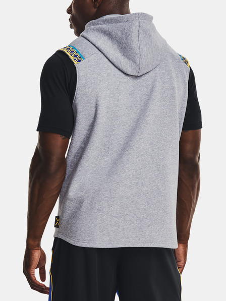 Under Armour Moški pulover Under Armour CURRY FLEECE SLVLS HOODY