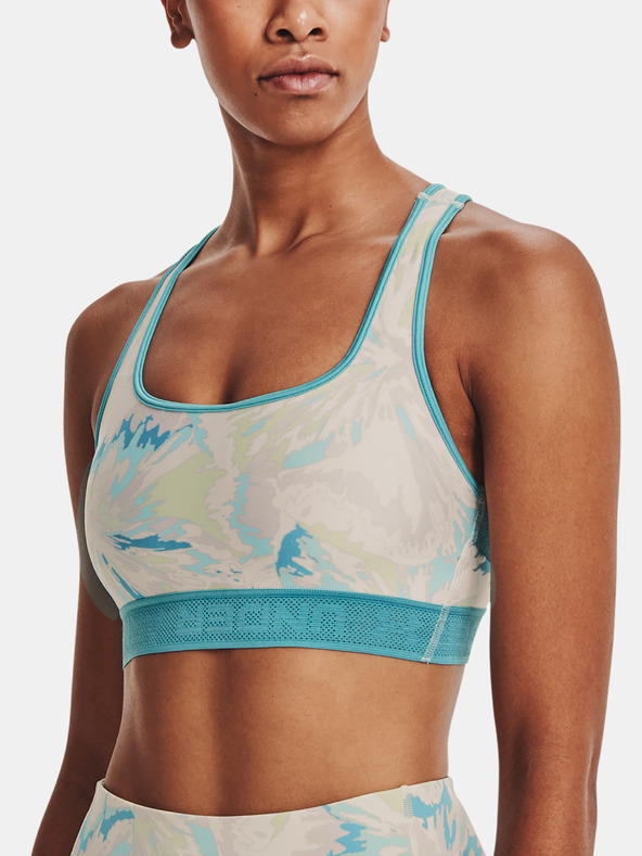 Under Armour Ženski nedrček Under Armour UA Crossback Mid Print