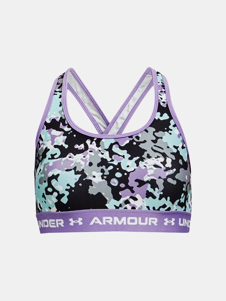 Under Armour Dekliški nedrček Under Armour G Crossback Mid Printed-BLK