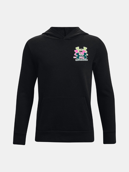 Under Armour Deški pulover Under Armour UA Rival Fleece ANAML Hoodie-BLK