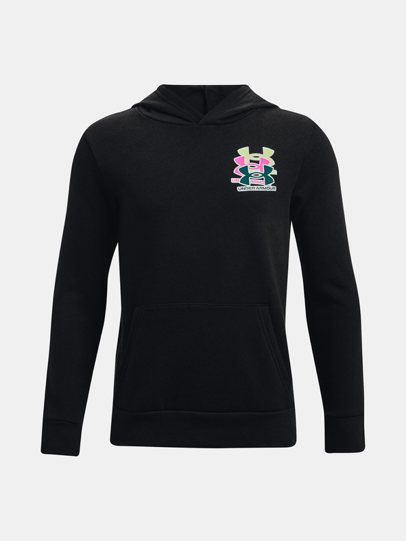 Under Armour Deški pulover Under Armour UA Rival Fleece ANAML Hoodie-BLK