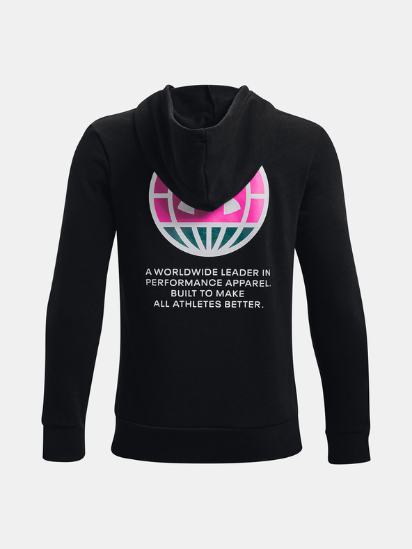 Under Armour Deški pulover Under Armour UA Rival Fleece ANAML Hoodie-BLK