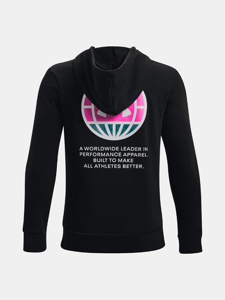 Under Armour Deški pulover Under Armour UA Rival Fleece ANAML Hoodie-BLK