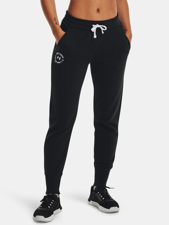 Under Armour Ženske spodnji del trenirke Under Armour Rival Fleece Crest Joggers
