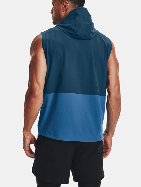 Under Armour Moški pulover Under Armour UA Rush Woven SL Hoodie