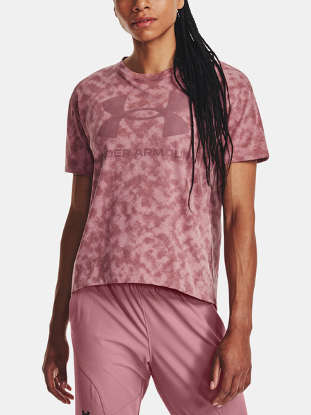 Under Armour Ženska majica Under Armour UA LOGO AOP HEAVYWEIGHT SS