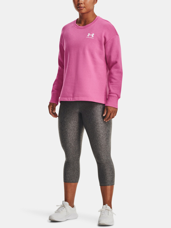 Under Armour Ženski pulover Under Armour Rival Fleece Oversize Crew