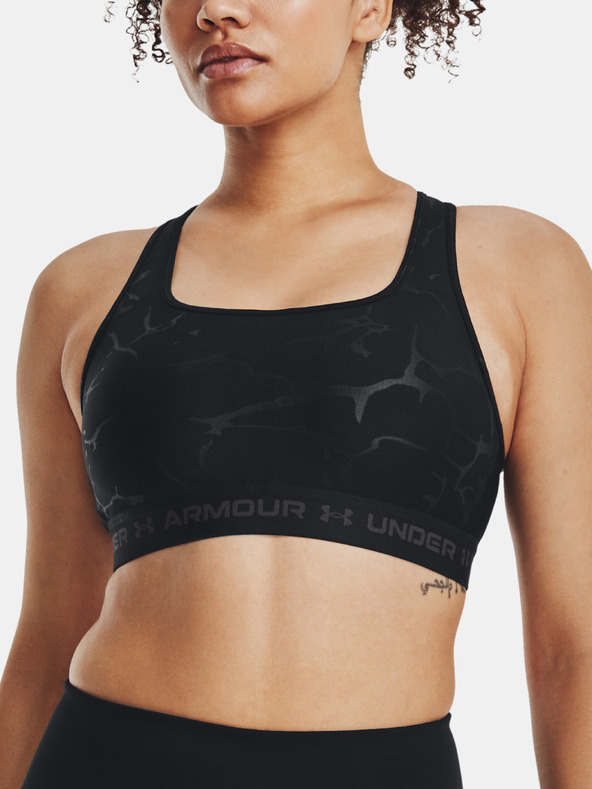 Under Armour Ženski nedrček Under Armour UA Crossback Mid Emboss