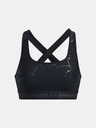 Under Armour Ženski nedrček Under Armour UA Crossback Mid Emboss