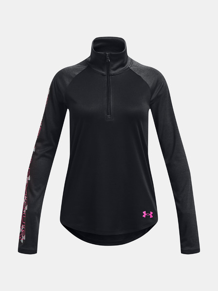 Under Armour Dekliška majica Under Armour UA Tech Graphic 1/2 Zip -BLK