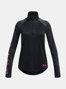 Under Armour Dekliška majica Under Armour UA Tech Graphic 1/2 Zip -BLK