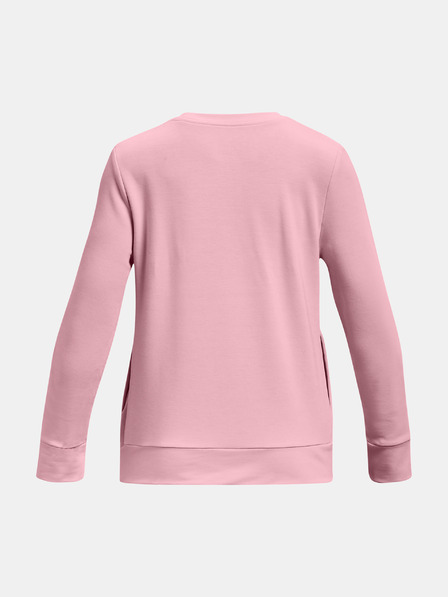 Under Armour Dekliški pulover Under Armour UA Rival Terry Crew -PNK