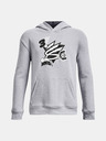 Under Armour Deški pulover Under Armour Curry Boys Big Splash Hoodie-GRY