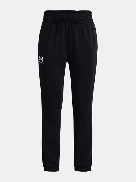 Under Armour Dekliške spodnji del trenirke Under Armour UA Rival Terry Jogger-BLK