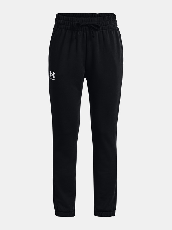 Under Armour Dekliške spodnji del trenirke Under Armour UA Rival Terry Jogger-BLK