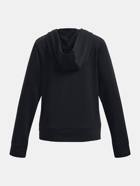 Under Armour Dekliški pulover Under Armour UA Rival Terry FZ Hoodie-BLK
