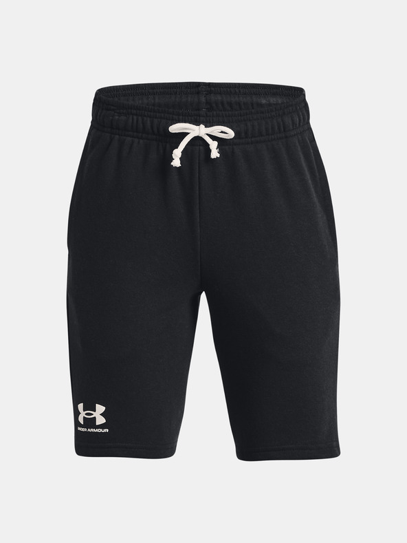 Under Armour Deške kratke hlače Under Armour UA Rival Terry Short-BLK