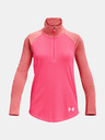 Under Armour Dekliška majica Under Armour UA Tech Graphic 1/2 Zip -BLK