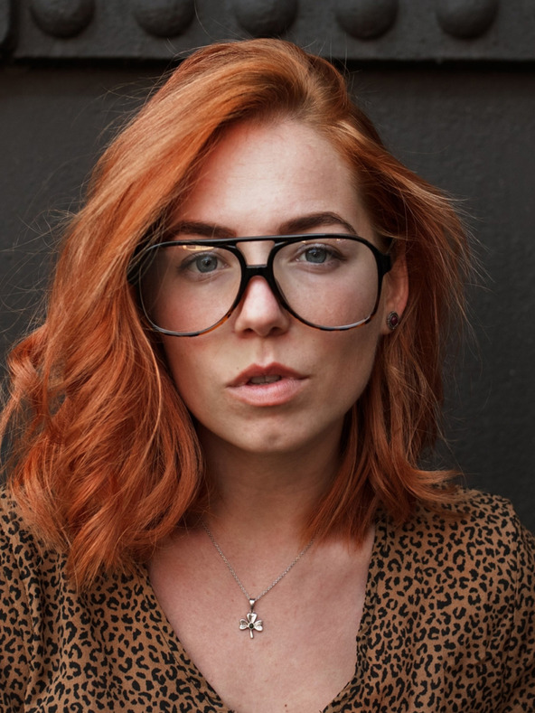 VEYREY VeyRey Guntram rjava modra očala za blokiranje svetlobe