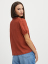 Pieces Rjava bluza Pieces Lynwen
