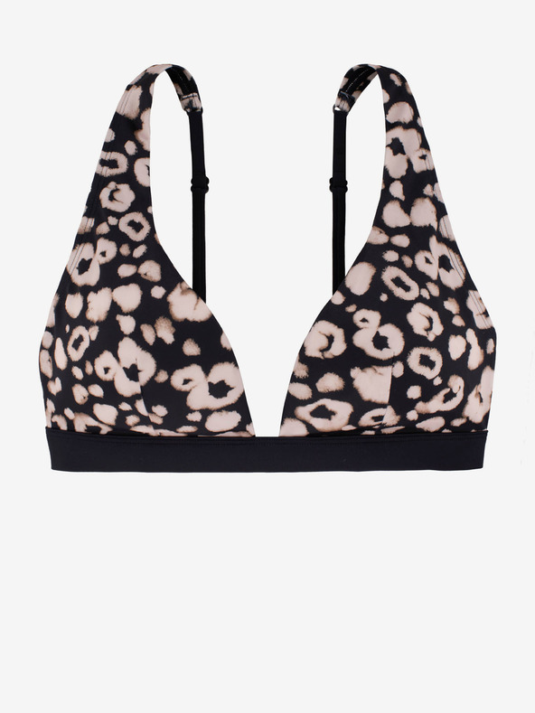 DORINA Rožnato-črni vzorčasti zgornji del ženskih kopalk DORINA Lagos