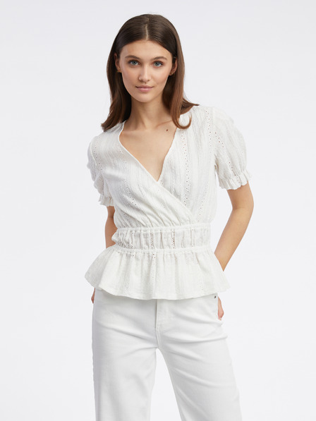 Orsay Bela ženska vzorčasta bluza ORSAY
