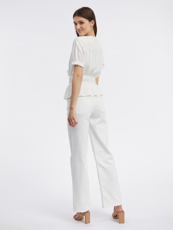 Orsay Bela ženska vzorčasta bluza ORSAY