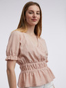 Orsay Svetlo rožnata ženska vzorčasta bluza ORSAY