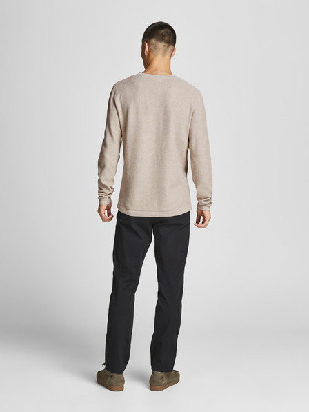 Jack & Jones Bežov pulover Jack & Jones Gustav