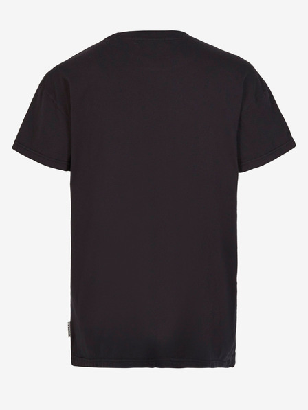 O'Neill Črna ženska majica s potiskom O'Neill CONNECTIVE GRAPHIC LONG TSHIRT
