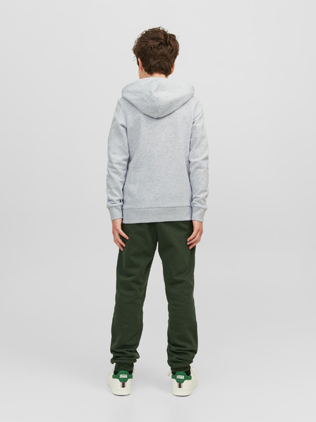 Jack & Jones Svetlo siva fantovska majica s kapuco Jack & Jones Josh