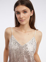 Orsay Bež ženski cvetlični top z bleščicami ORSAY