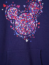 Desigual Desigual Emmline Disney dekliška obleka s kapuco vijolične barve