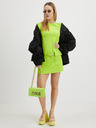 Versace Jeans Couture Neonsko zelena ženska obleka Versace Jeans Couture