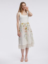 Orsay Krem žensko cvetlično midi krilo ORSAY
