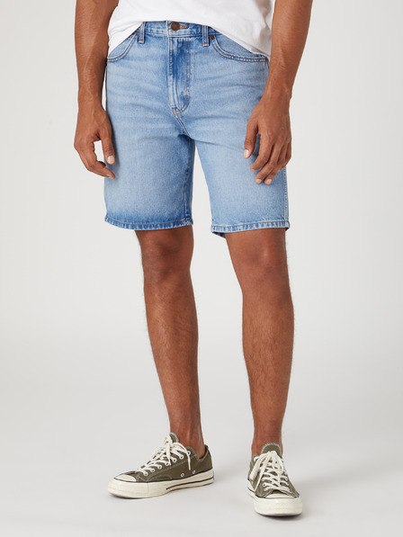 Wrangler Svetlomodre moške kratke hlače iz džinsa Wrangler