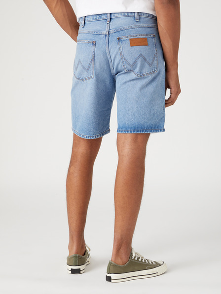 Wrangler Svetlomodre moške kratke hlače iz džinsa Wrangler