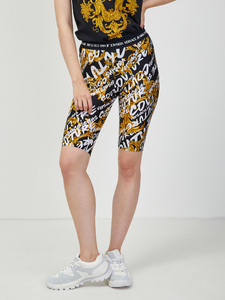 Versace Jeans Couture Versace Jeans Couture rumeno-črne ženske kratke hlače z vzorcem