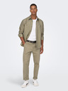 ONLY & SONS bež moške hlače chino ONLY & SONS Kent