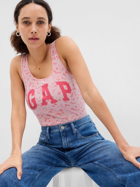 GAP Majica brez rokavov z logom Gap GAP