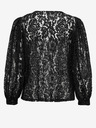 ONLY Črna ženska čipkasta bluza ONLY Yrsa