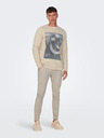 ONLY & SONS Bež moška majica ONLY & SONS Todd